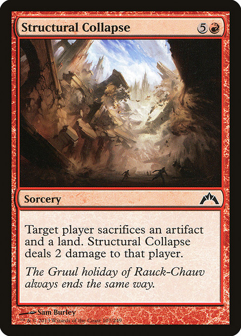 Structural Collapse highlighted card art
