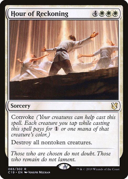 Hour of Reckoning from Commander 2019