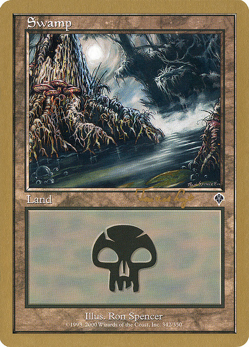 Swamp from World Championship Decks 2001