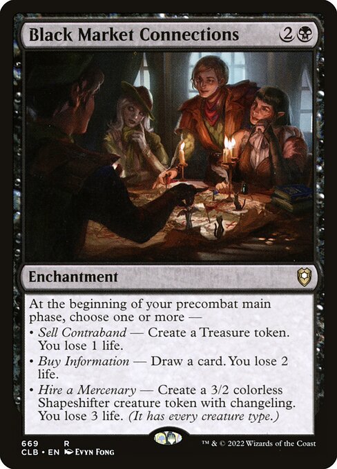 Black Market Connections from Commander Legends: Battle for Baldur's Gate