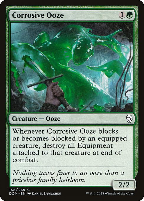 Corrosive Ooze highlighted card art