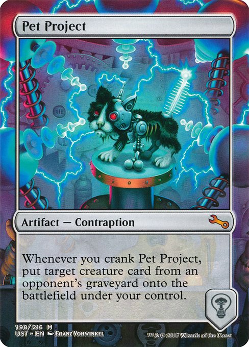 Pet Project highlighted card art