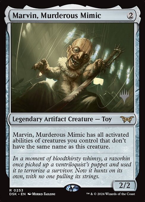 Marvin, Murderous Mimic from Duskmourn: House of Horror Promos