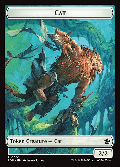 Cat highlighted card art