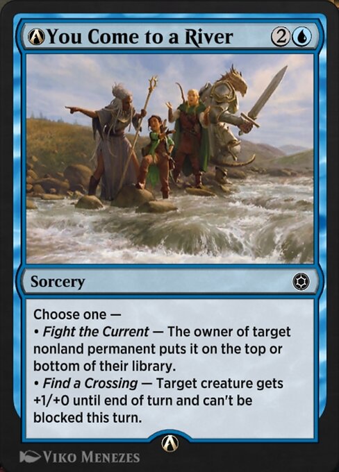 A-You Come to a River highlighted card art