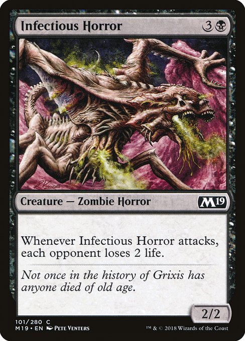 Infectious Horror highlighted card art
