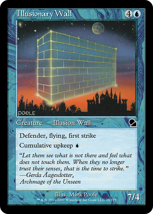 Illusionary Wall highlighted card art