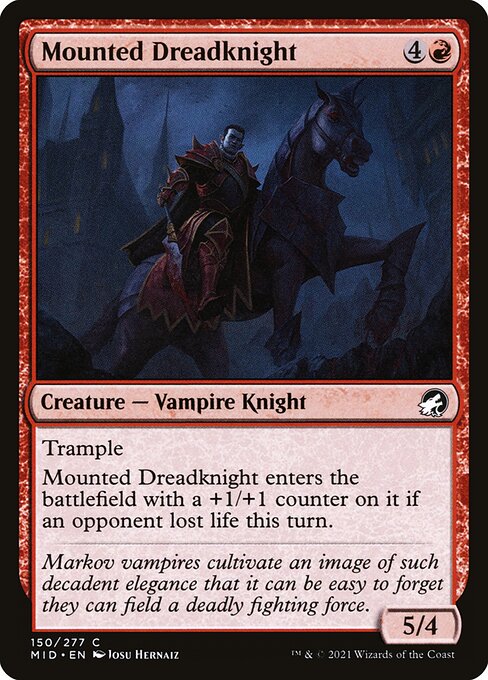 Mounted Dreadknight from Innistrad: Midnight Hunt
