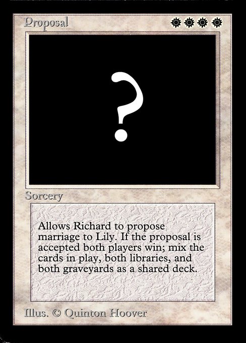 Proposal highlighted card art