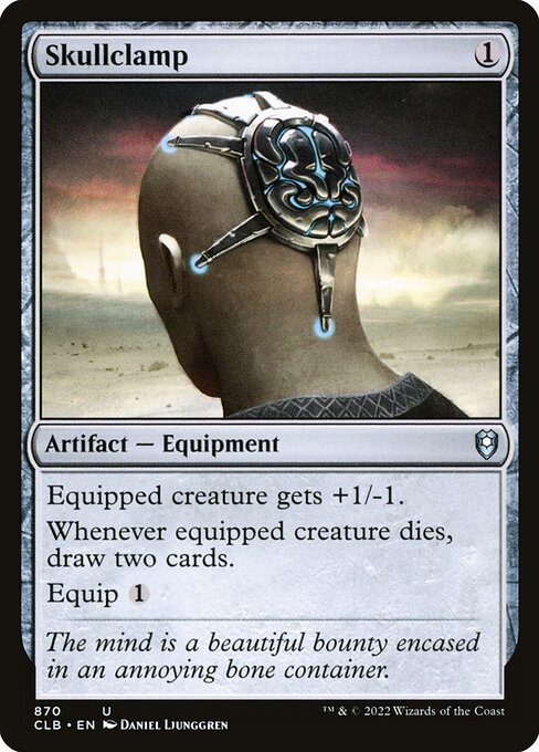 Skullclamp from Commander Legends: Battle for Baldur's Gate