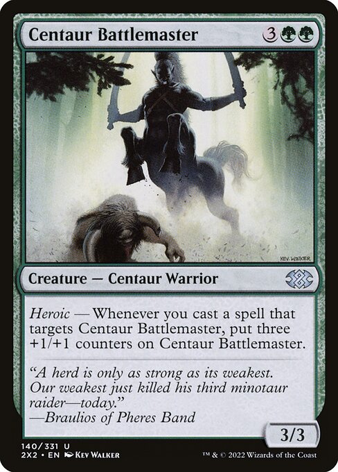 Centaur Battlemaster highlighted card art