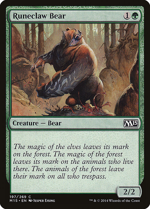 Runeclaw Bear from Magic 2015