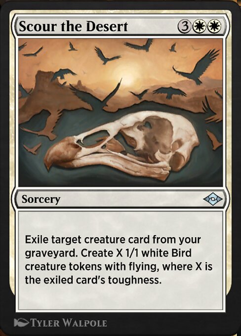 Scour the Desert highlighted card art
