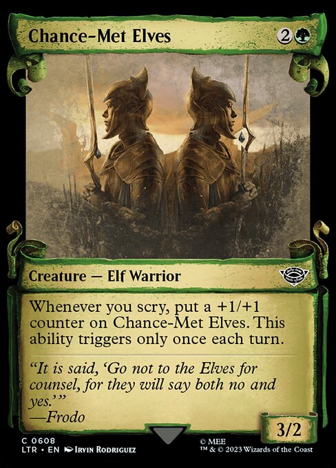 Chance-Met Elves highlighted card art