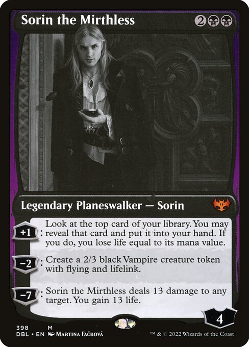 Sorin the Mirthless from Innistrad: Double Feature