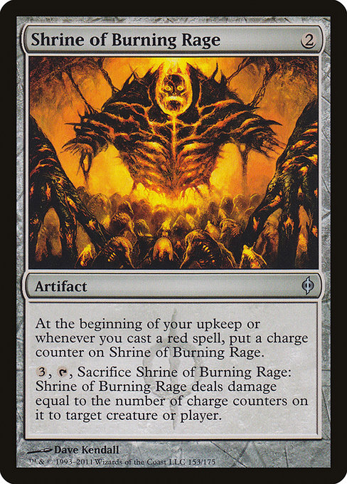 Shrine of Burning Rage from New Phyrexia