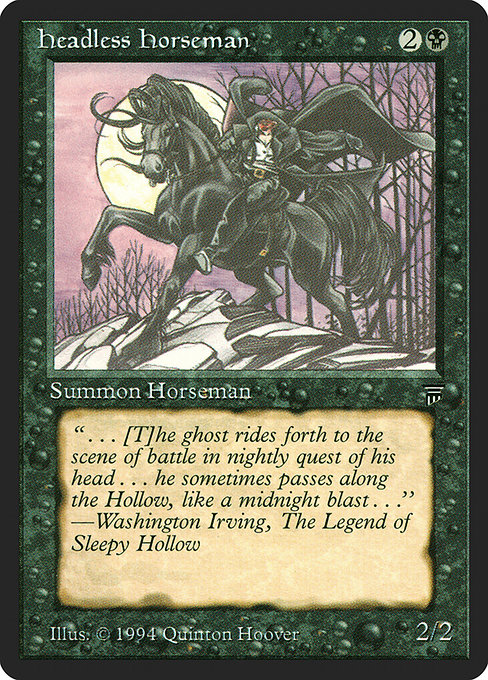 Headless Horseman from Legends