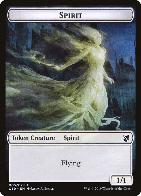 Spirit from Commander 2019 Tokens