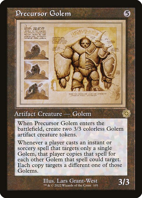 Precursor Golem from The Brothers' War Retro Artifacts