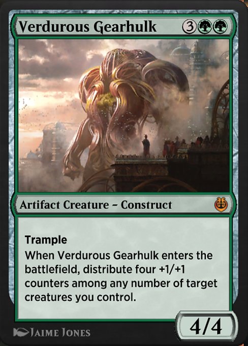 Verdurous Gearhulk from Kaladesh Remastered