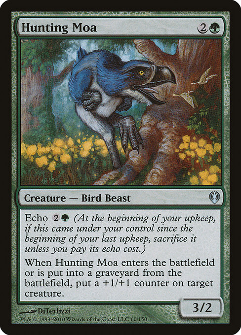 Hunting Moa highlighted card art