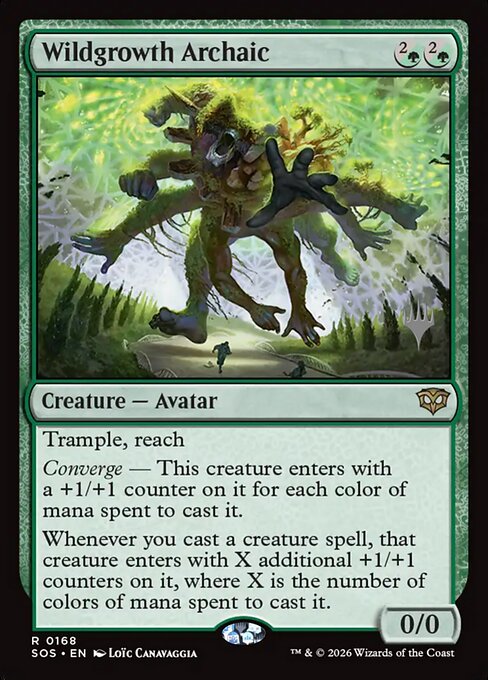 Wildgrowth Archaic from Secrets of Strixhaven Promos