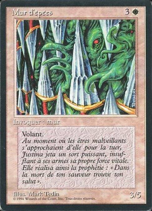 Wall of Swords from Foreign Black Border