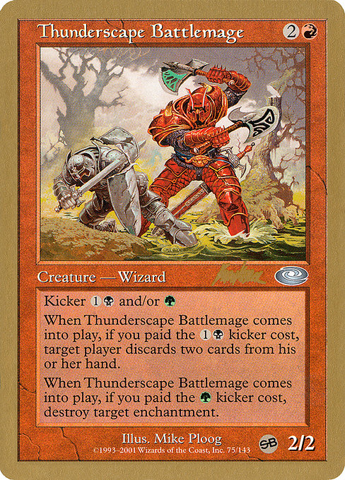 Thunderscape Battlemage from World Championship Decks 2002