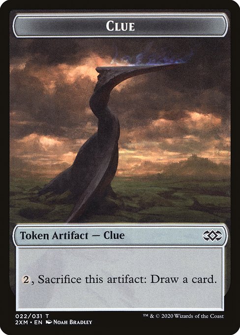 Clue from Double Masters Tokens