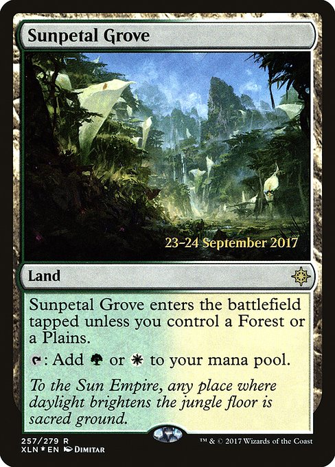 Sunpetal Grove from Ixalan Promos