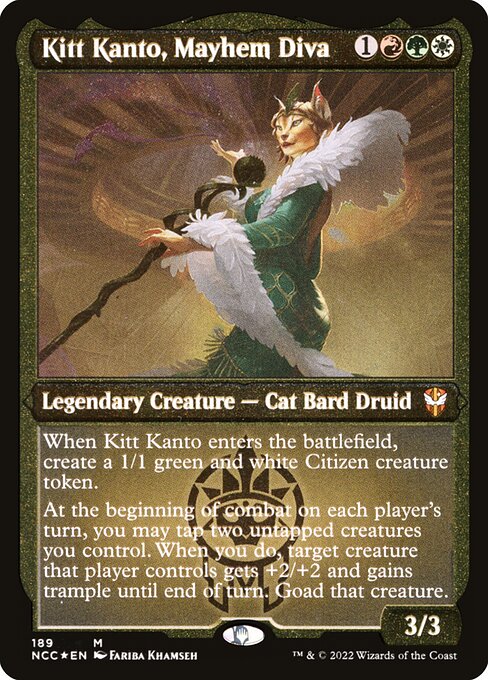 Kitt Kanto, Mayhem Diva from New Capenna Commander