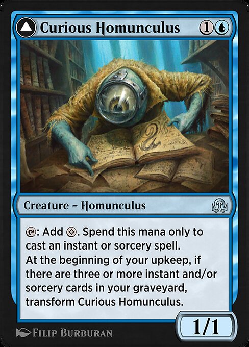 Curious Homunculus // Voracious Reader from Shadows over Innistrad Remastered