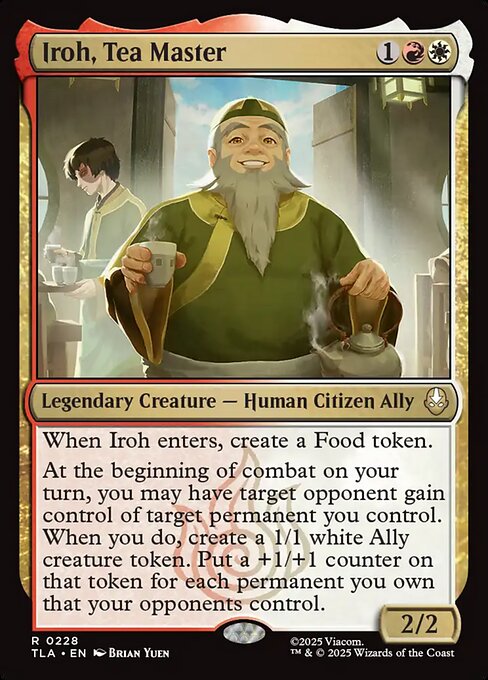Iroh, Tea Master from Avatar: The Last Airbender