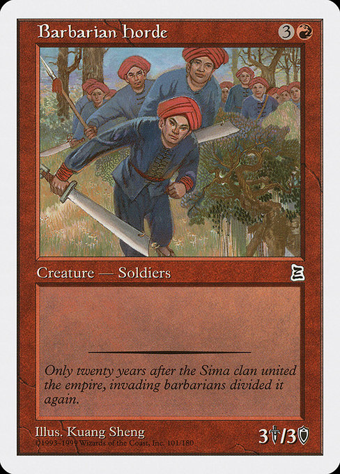 Barbarian Horde highlighted card art