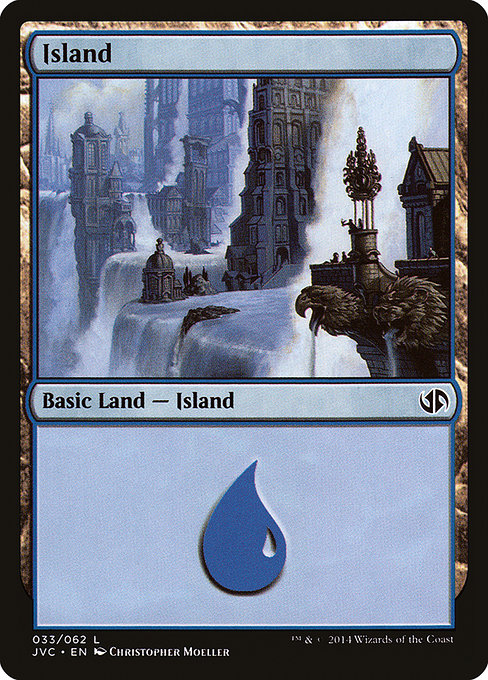 Island from Duel Decks Anthology: Jace vs. Chandra