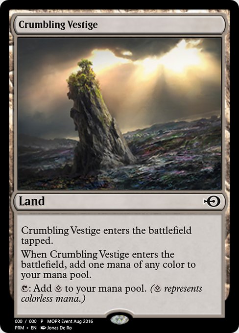 Crumbling Vestige highlighted card art