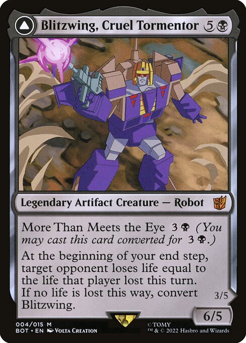 Blitzwing, Cruel Tormentor // Blitzwing, Adaptive Assailant from Transformers