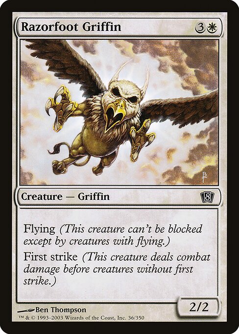Razorfoot Griffin from Eighth Edition