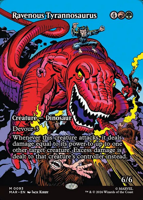 Ravenous Tyrannosaurus from Marvel Universe