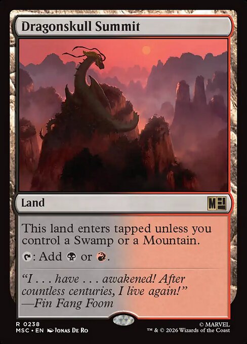 Dragonskull Summit from Marvel Super Heroes Commander