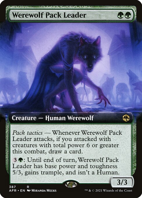 Werewolf Pack Leader from Adventures in the Forgotten Realms