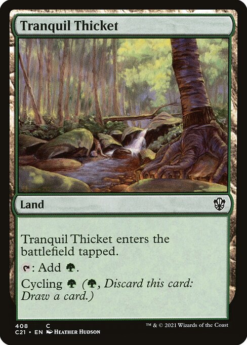 Tranquil Thicket from Commander 2021