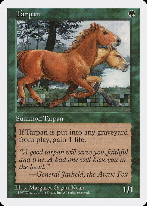 Tarpan highlighted card art