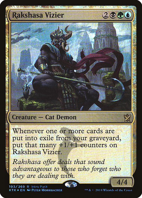 Rakshasa Vizier from Khans of Tarkir Promos