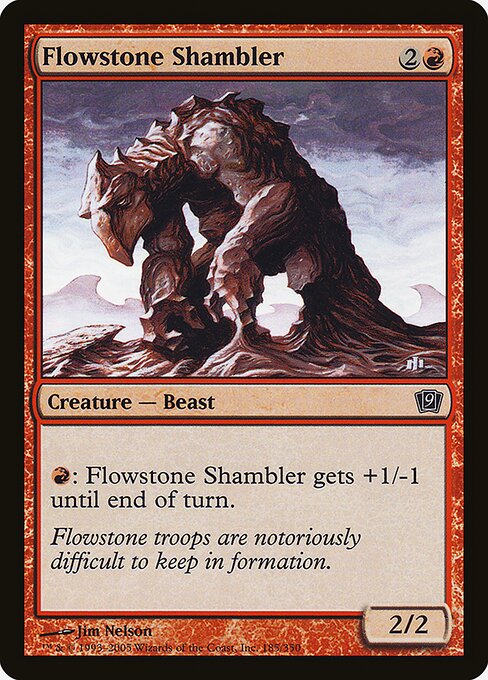 Flowstone Shambler from Ninth Edition