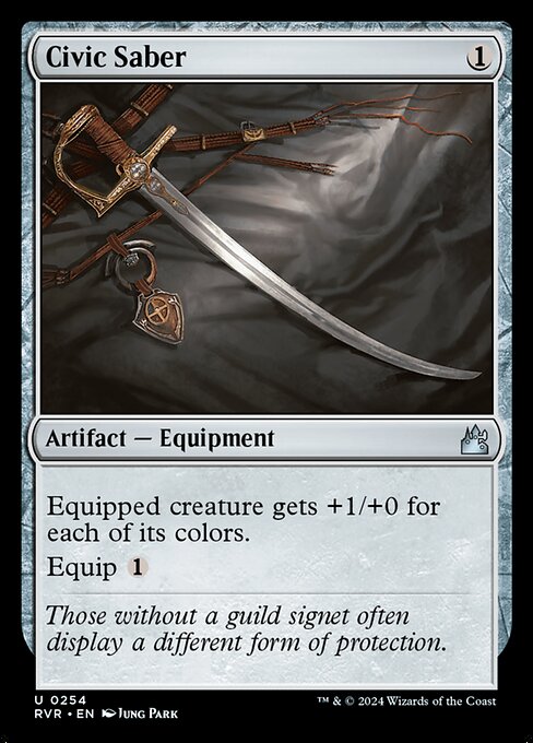 Civic Saber highlighted card art