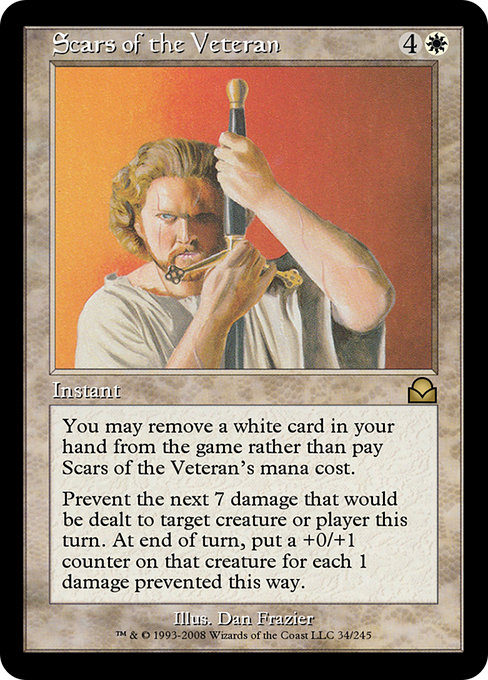 Scars of the Veteran highlighted card art