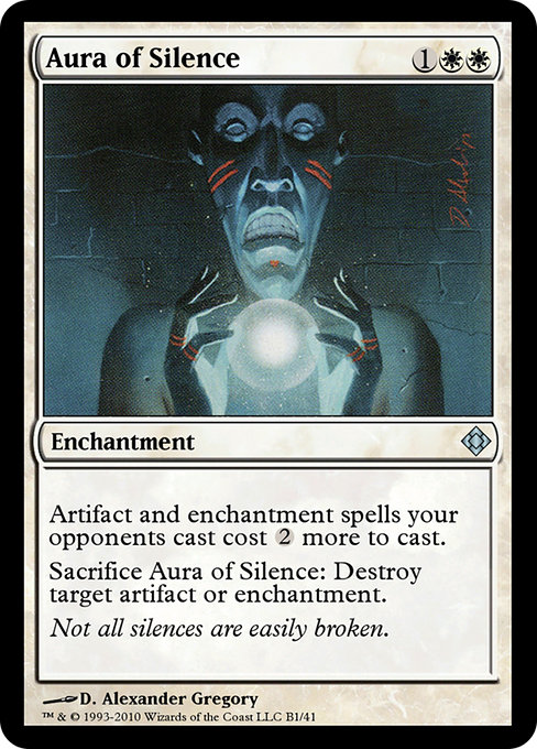 Aura of Silence from Magic Online Theme Decks
