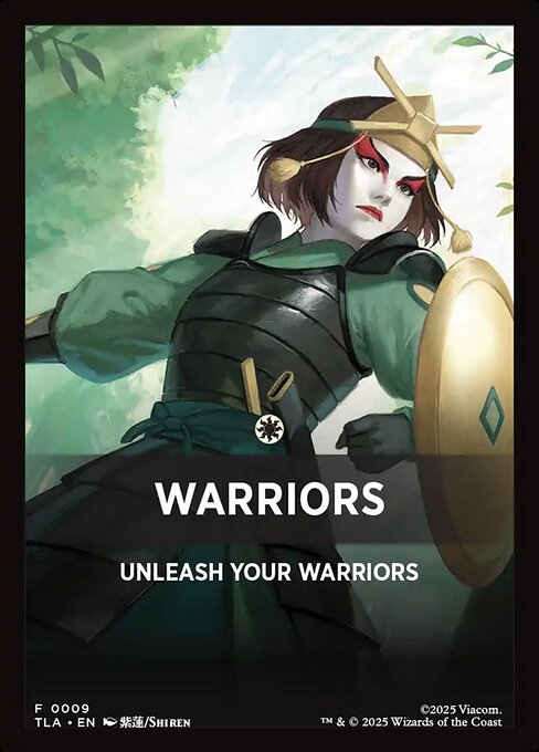 Warriors from Avatar: The Last Airbender Jumpstart Front Cards