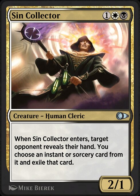 Sin Collector highlighted card art